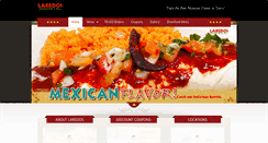 Desktop Screenshot of laredosmexicanrestaurant.com